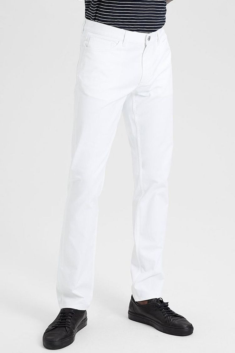 White Baggy Fit Regular Men's s Jeans